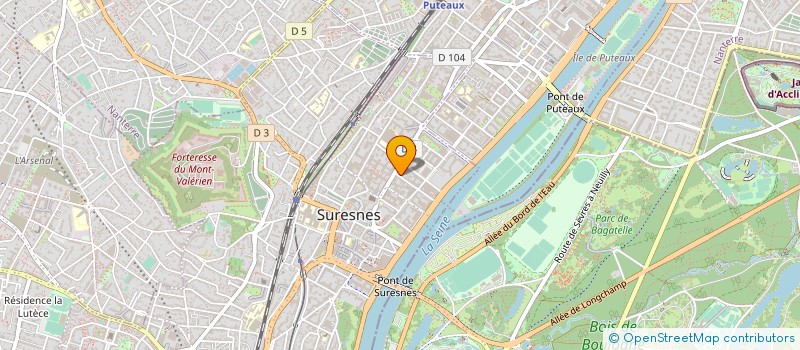 localisation de l'entreprise DEPHI à SURESNES