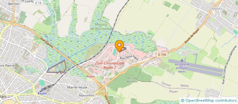 localisation de l'entreprise DEPHI  ROYAN