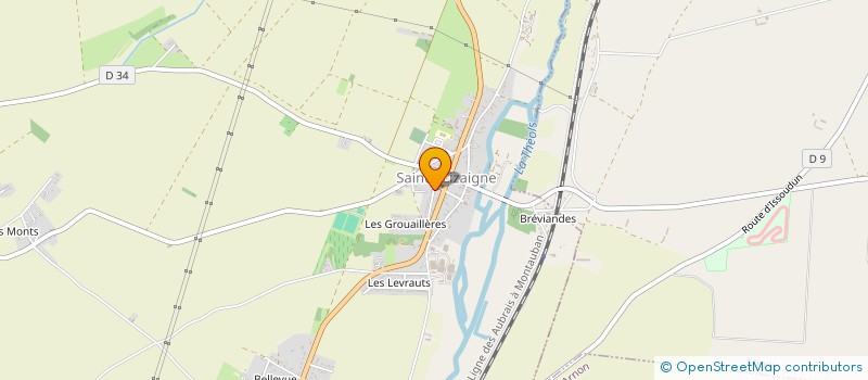 localisation de l'entreprise DEPHI MATCH COMMUNICATION à SAINTE-LIZAIGNE