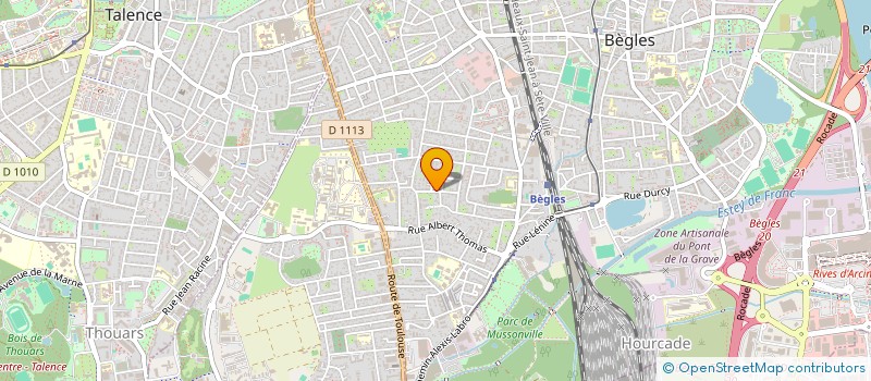 localisation de l'entreprise DEPHILURIELLE à BEGLES