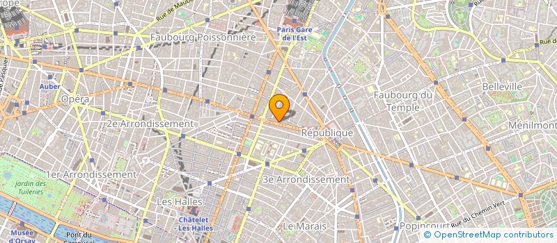 localisation de l'entreprise DEPICT  PARIS