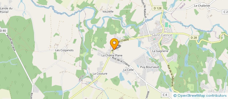 localisation de l'entreprise DEPIERRE TERRASSEMENT  SAINT-GENCE