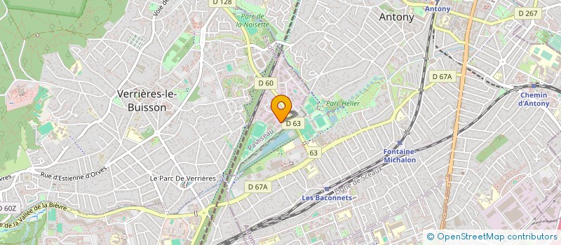 localisation de l'entreprise DEPIESSE  VERRIERES-LE-BUISSON