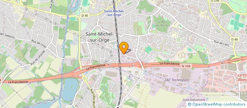 localisation de l'entreprise DEPIESSE SAS à SAINT-MICHEL-SUR-ORGE
