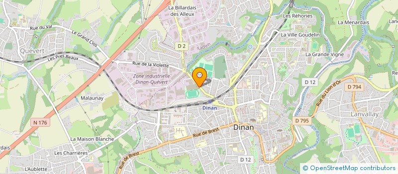 localisation de l'entreprise DEPIJE  DINAN