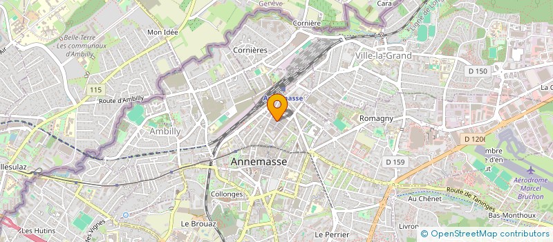 localisation de l'entreprise DEPIL'ANNEMASSE à ANNEMASSE