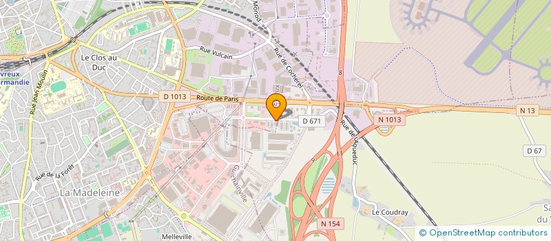 localisation de l'entreprise DEPIL + EVREUX à EVREUX