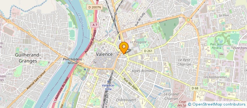 localisation de l'entreprise DEPIL & YOUNG à VALENCE