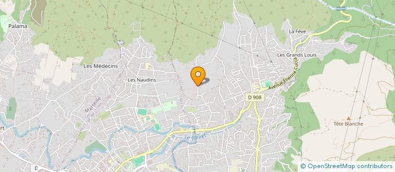 localisation de l'entreprise DEPIM  ALLAUCH