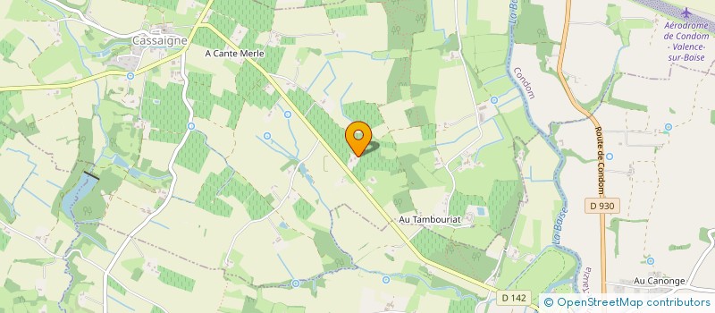 localisation de l'entreprise DEPIS ALU C.C.  VALENCE-SUR-BAISE