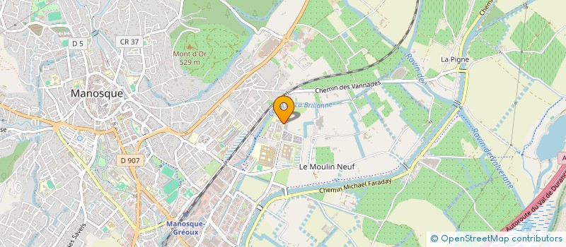 localisation de l'entreprise DEPIST'EXPERT à MANOSQUE