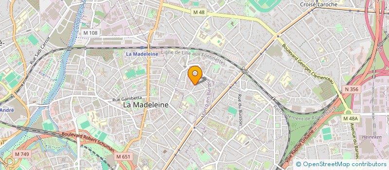 localisation de l'entreprise DEPISTON à MARCQ-EN-BARŒUL