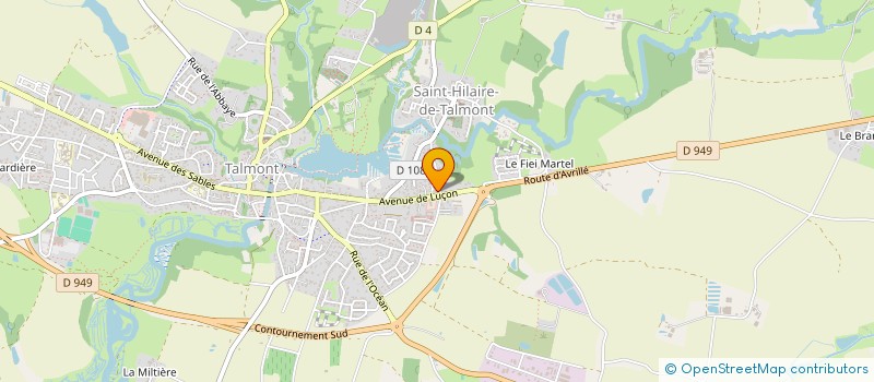 localisation de l'entreprise DEPLACEMENT SOLIDAIRE VENDEE GRAND LITTORAL  TALMONT-SAINT-HILAIRE