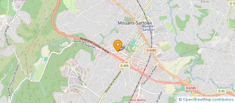 localisation de l'entreprise DEPLACEMENTS AU PAYS GRASSOIS à MOUANS-SARTOUX