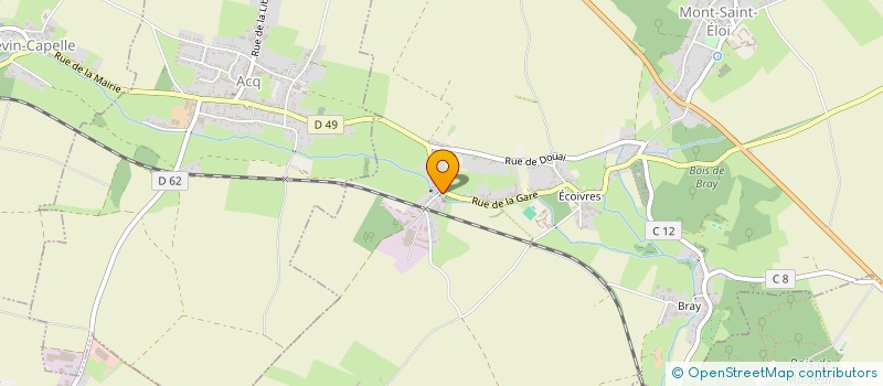 localisation de l'entreprise DEPLANQUES  THELUS