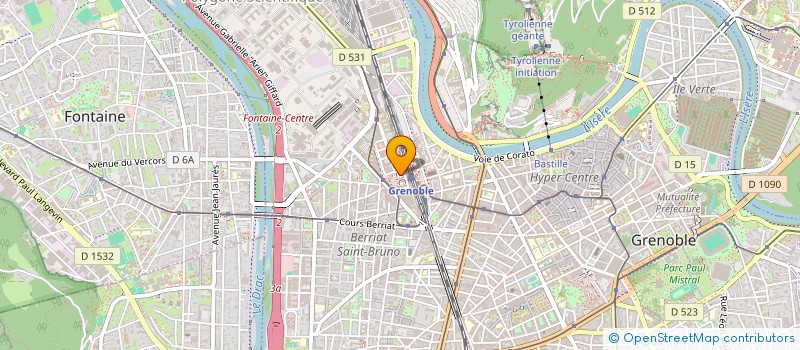 localisation de l'entreprise DEPLANTES AVOCATE à GRENOBLE