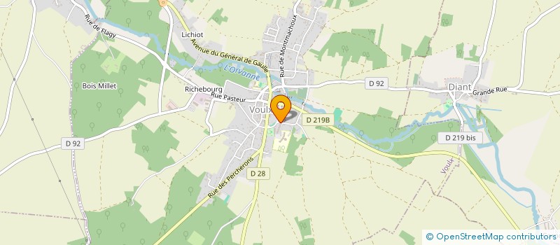 localisation de l'entreprise DEPLOIE TES AILES  VOULX