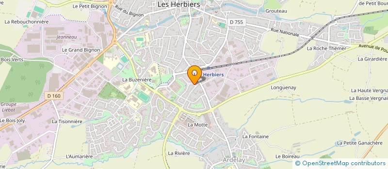 localisation de l'entreprise DEPLOIE TES L à LES HERBIERS