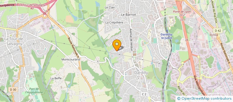 localisation de l'entreprise DEPLOIEMENT à DARDILLY