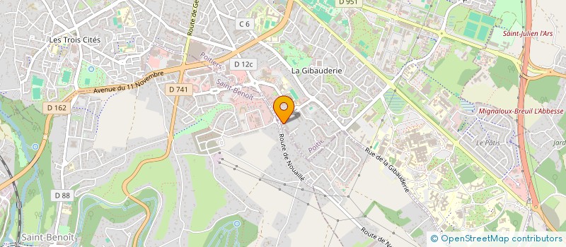 localisation de l'entreprise DEPLOIEMENT INTENSIF DE STUDIEUX ETUDIANTS KINE - ORGANISATION à POITIERS