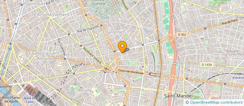 localisation de l'entreprise DEPLUS B ET DEPLUS A  PARIS