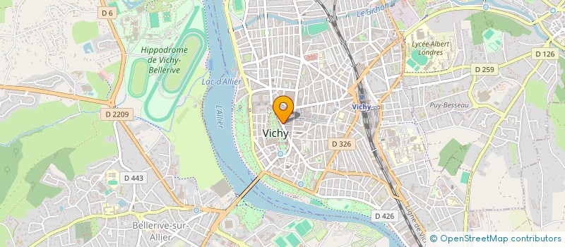 localisation de l'entreprise DEPLY à VICHY