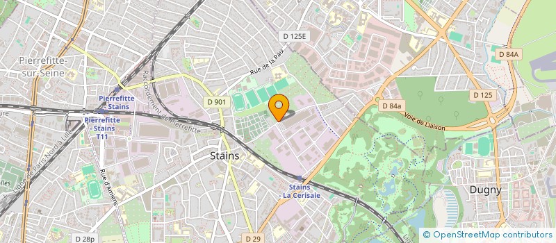 localisation de l'entreprise DEPO à STAINS