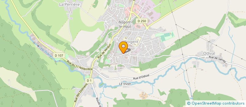 localisation de l'entreprise DEPOILLY à NOGENT