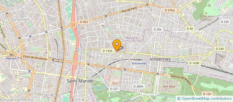 localisation de l'entreprise DEPOLAVE à MONTREUIL