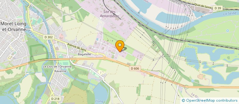 localisation de l'entreprise DEPOLIA à MORET-LOING-ET-ORVANNE