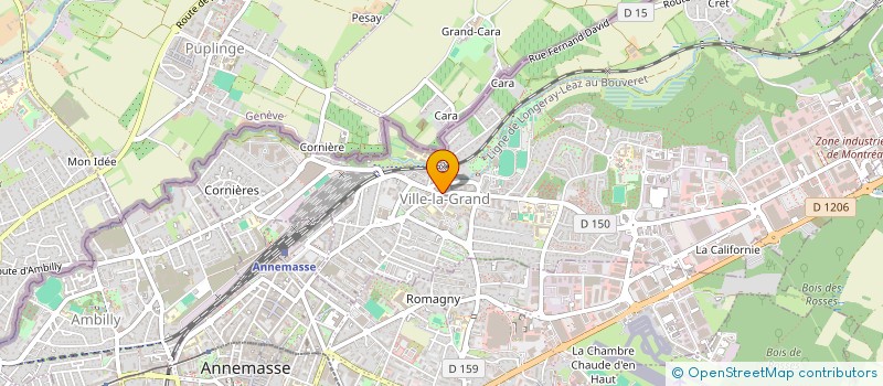 localisation de l'entreprise DEPOLLIER à VILLE-LA-GRAND
