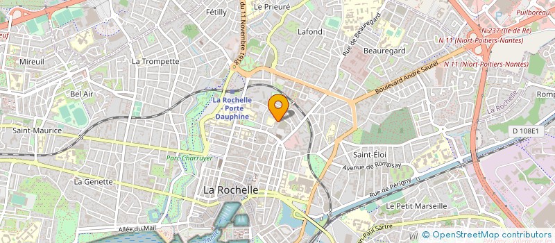 localisation de l'entreprise DEPOLLUTION AMIANTE à LA ROCHELLE