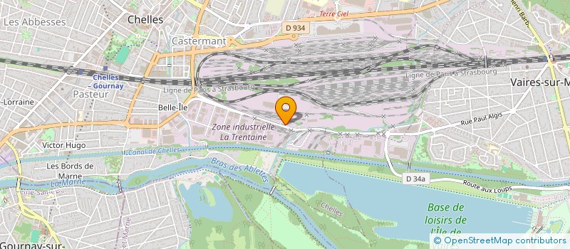 localisation de l'entreprise DEPOLLUTION AUTOMOBILE CHELLOISE à CHELLES