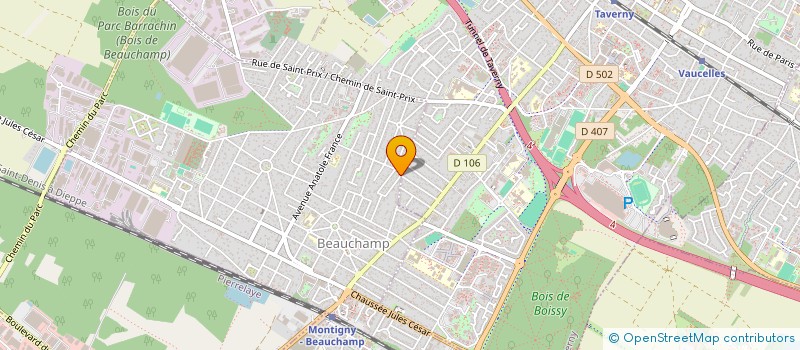 localisation de l'entreprise DEPOLLUTION ENVIRONNEMENT à BEAUCHAMP