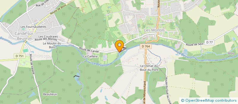 localisation de l'entreprise DEPOND-RENOU  LE CONTROIS-EN-SOLOGNE