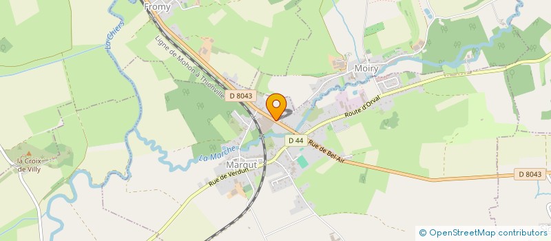 localisation de l'entreprise DEPONS INVEST  CHARLEVILLE-MEZIERES