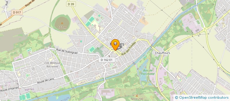 localisation de l'entreprise DEPOORTER II  HARNES