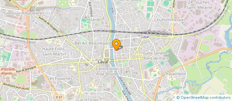 localisation de l'entreprise DEPORTES IMMO à LAVAL