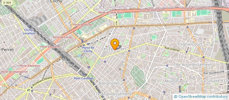 localisation de l'entreprise DEPOSES ET ENLEVEMENTS SERVICES à PARIS