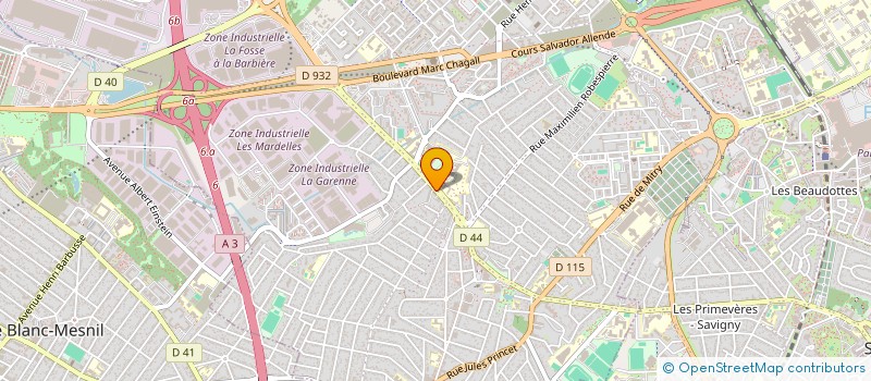 localisation de l'entreprise DEPOT BAZAR à AULNAY-SOUS-BOIS