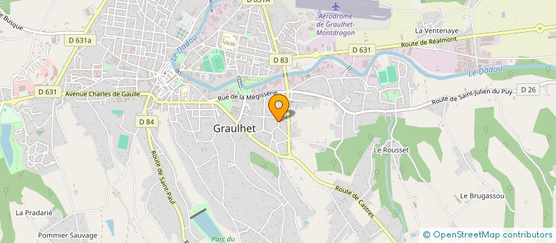localisation de l'entreprise DEPOT DE MARQUE à GRAULHET
