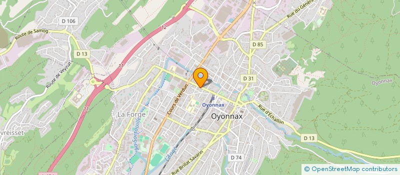 localisation de l'entreprise DEPOT-DESIGN à OYONNAX