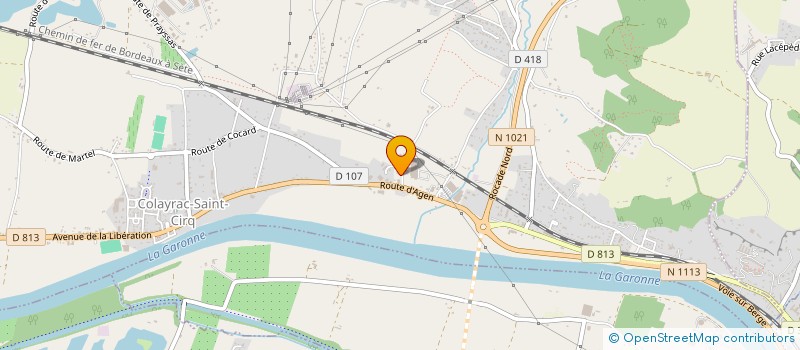 localisation de l'entreprise DEPOT DISCOUNT  COLAYRAC-SAINT-CIRQ