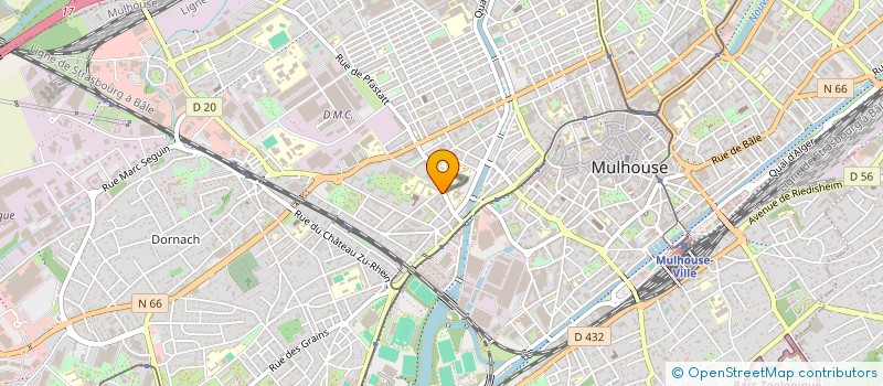 localisation de l'entreprise DEPOT FRUITS ET LEGUMES  MULHOUSE