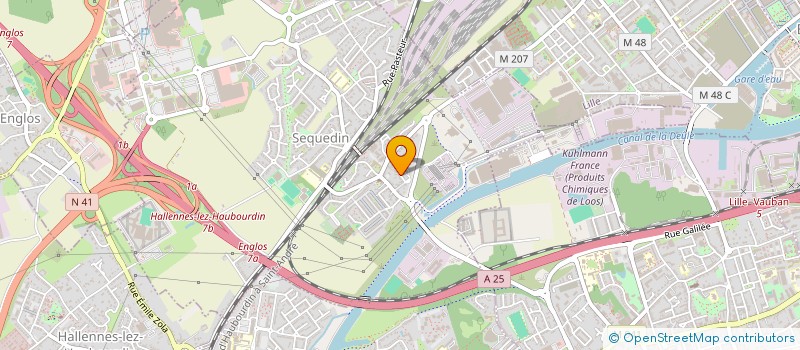 localisation de l'entreprise DEPOT LOC LOGISTIQUE ET DEVELOPPEMENT  SEQUEDIN