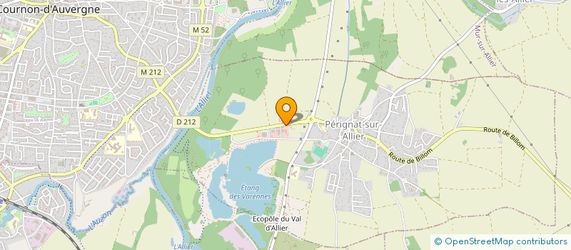 localisation de l'entreprise DEPOT PERIGNAT LELOIR  PERIGNAT-SUR-ALLIER