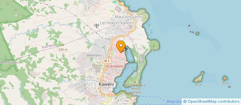 localisation de l'entreprise DEPOT RECUP MAYOTTE à MAMOUDZOU