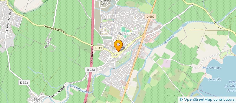 localisation de l'entreprise DEPOT SPORT 66  POLLESTRES