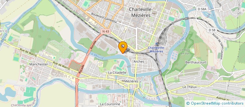 localisation de l'entreprise DEPOT VENTE AUTO à CHARLEVILLE-MEZIERES