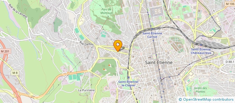 localisation de l'entreprise DEPOT VENTE AUTOS MOTOS VIDEO à SAINT-ETIENNE